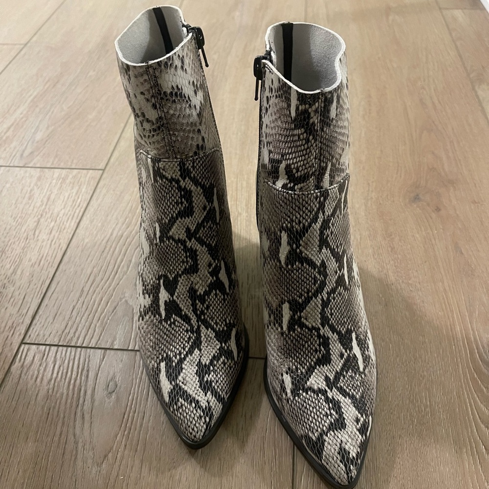 Tony Bianco Snakeskin Ankle Boots